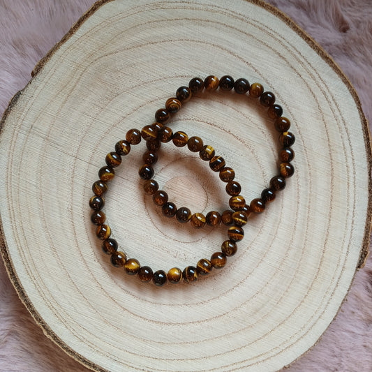 Tigerauge 6mm Armband