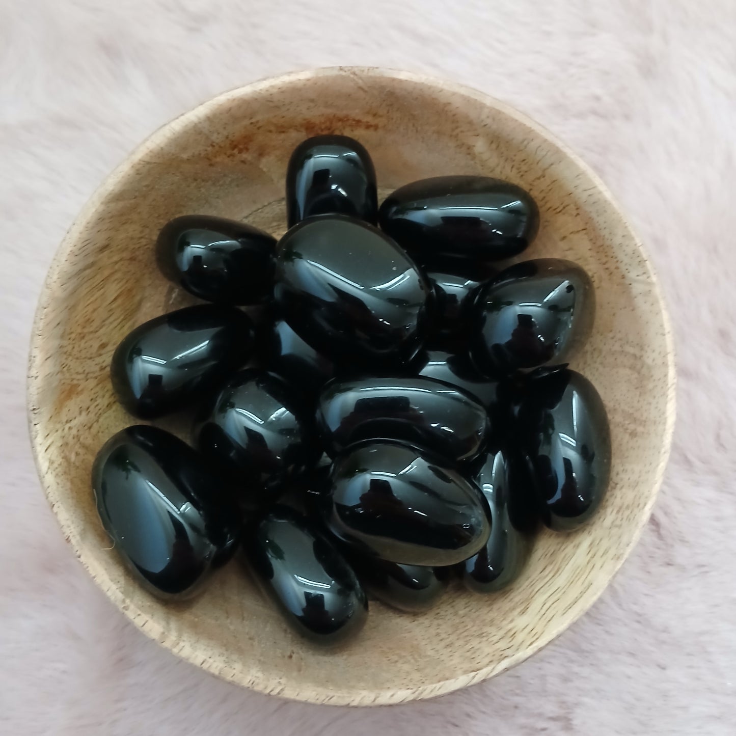 Obsidian 2,8 cm - 3,2 cm Trommelsteine