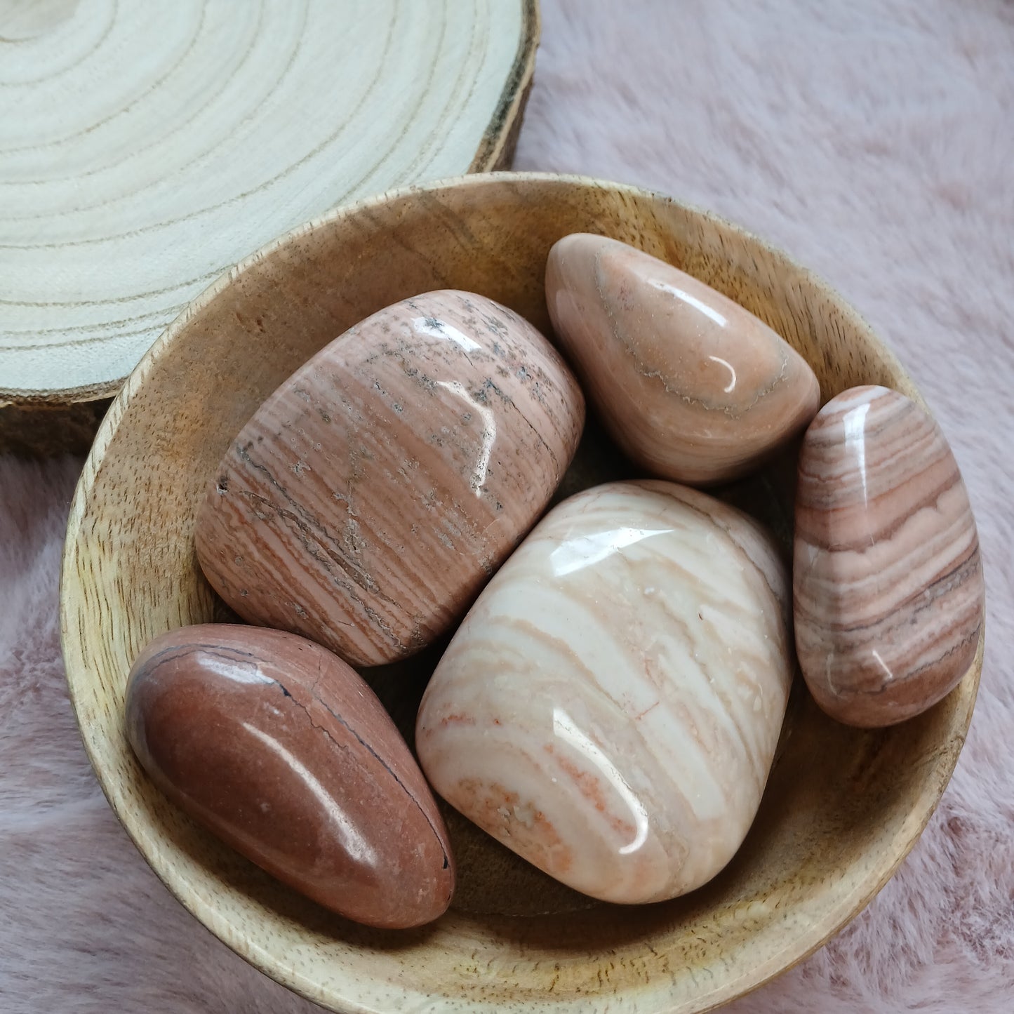 Dolomit 4 - 6 cm Trommelsteine
