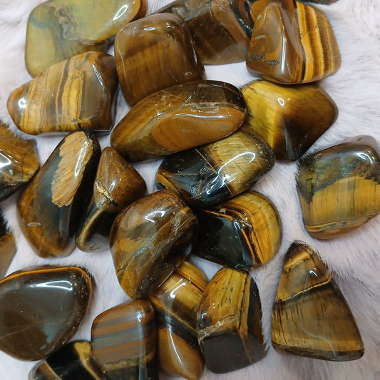Tigerauge 3 - 4 cm Trommelsteine