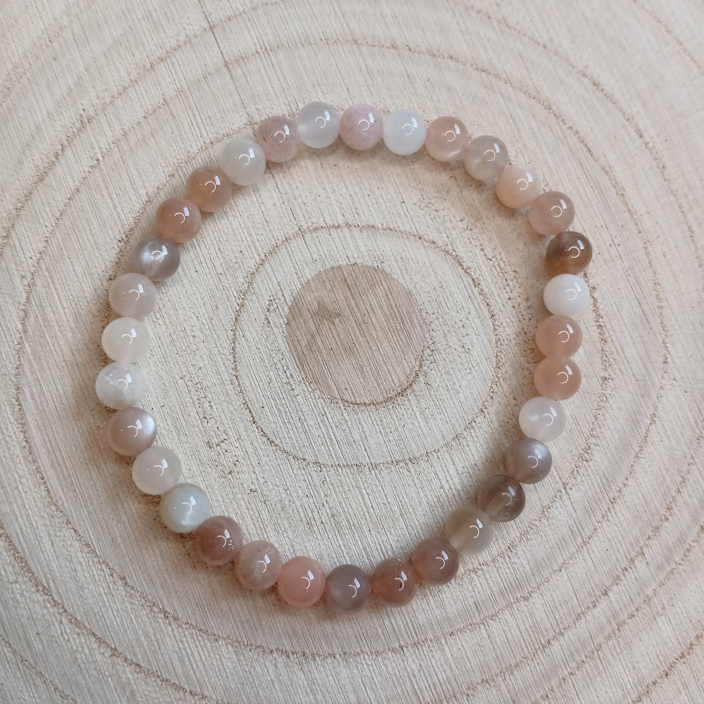 Mondstein 6mm Armband