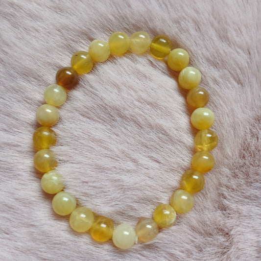 Honigopal 7,5 - 8 mm Armband