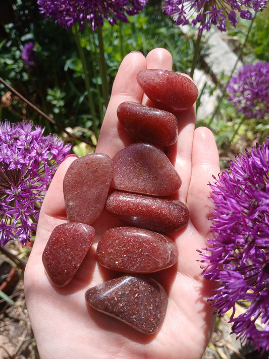 Aventurin rot 2,5 - 4 cm Trommelsteine