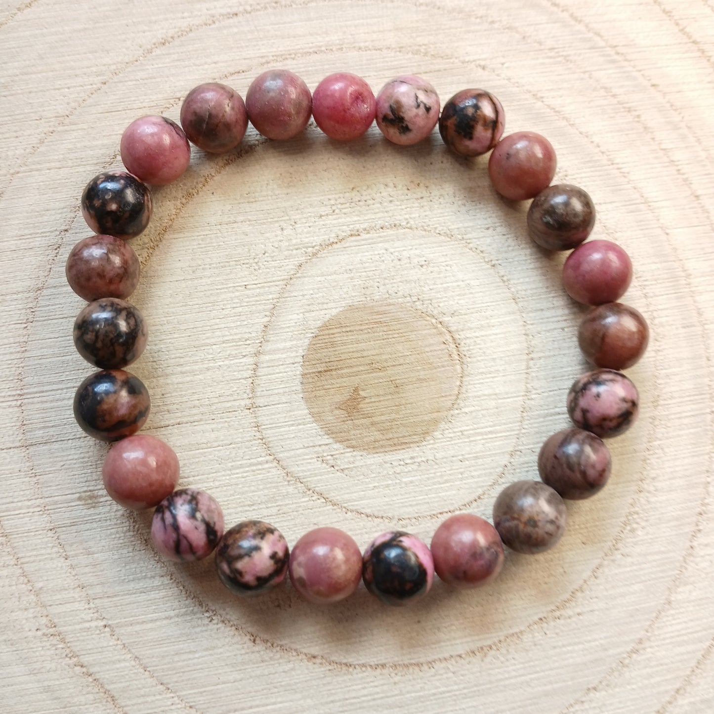 Rhodonit Armband 8 mm