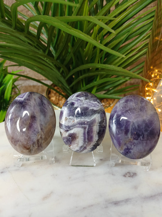 Amethyst Chevron Handstein, Edelstein, 4,7 cm