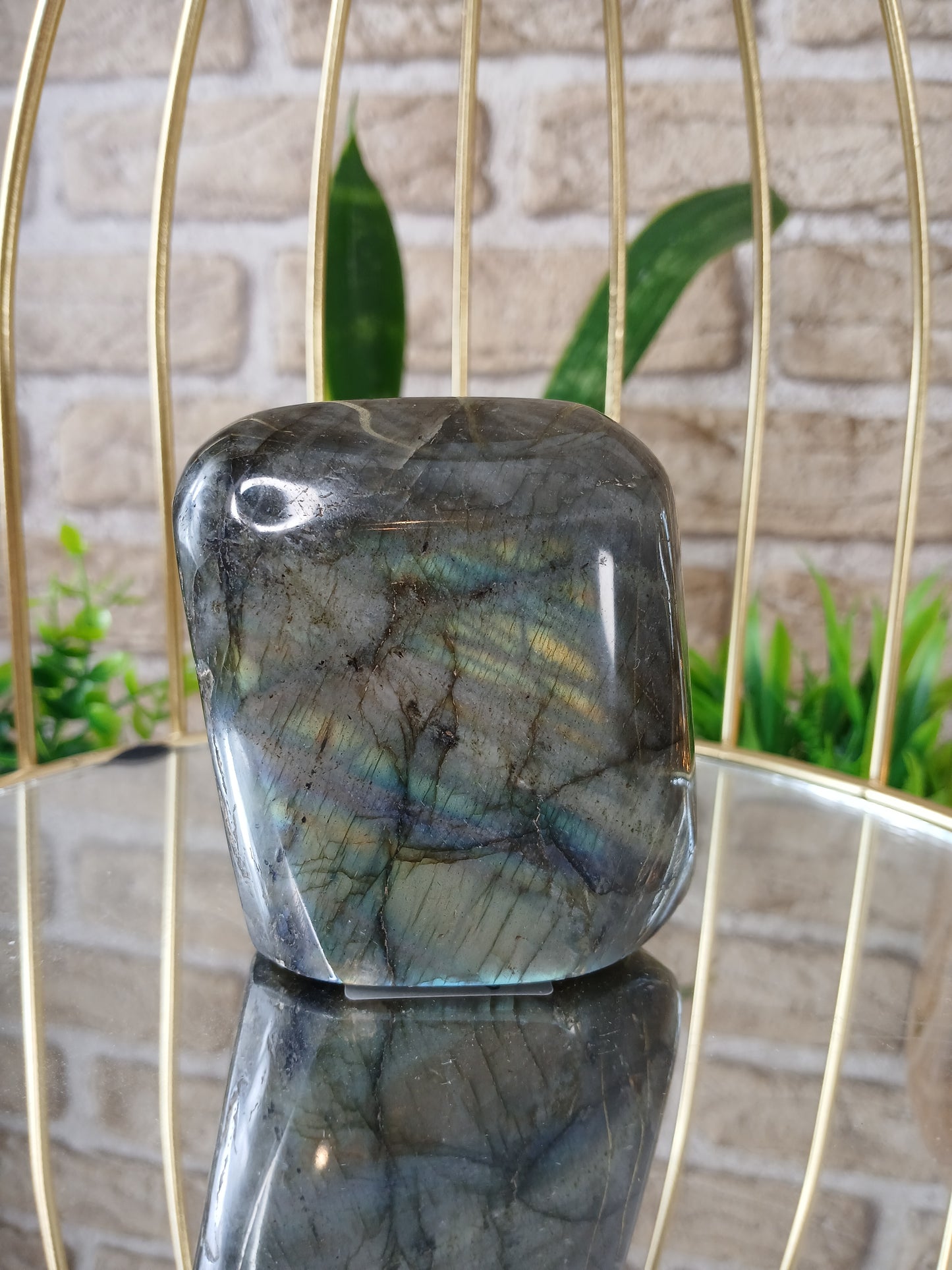 Labradorit Freiform 6,8 cm, Einzelstück, Edelstein