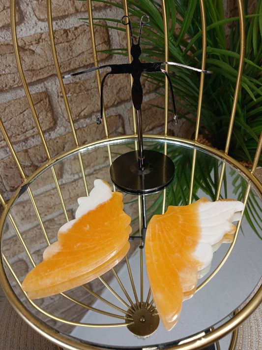 Orangencalcit Schmetterling