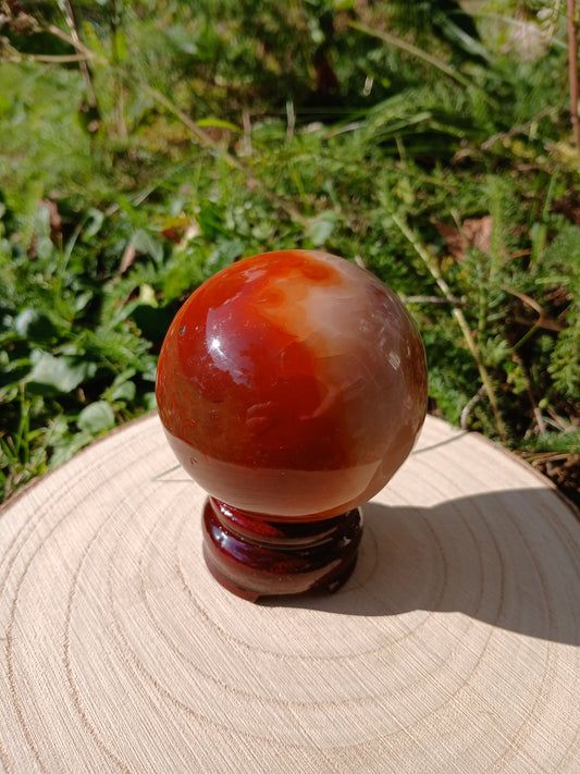 Karneol kugel A-Qualität 6 cm