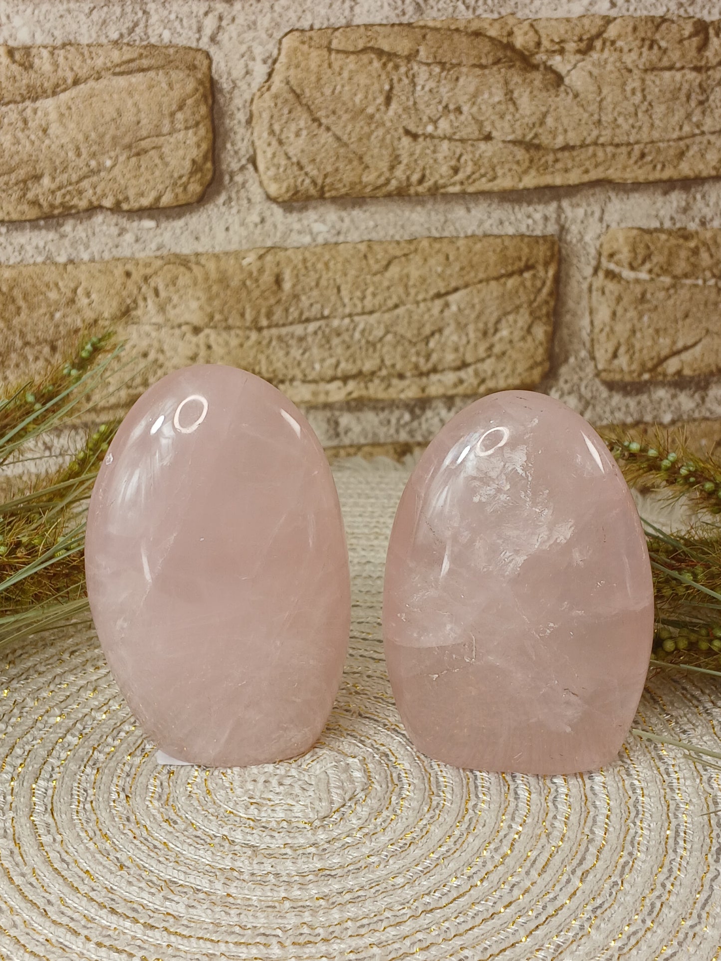 Rosenquarz Freiform