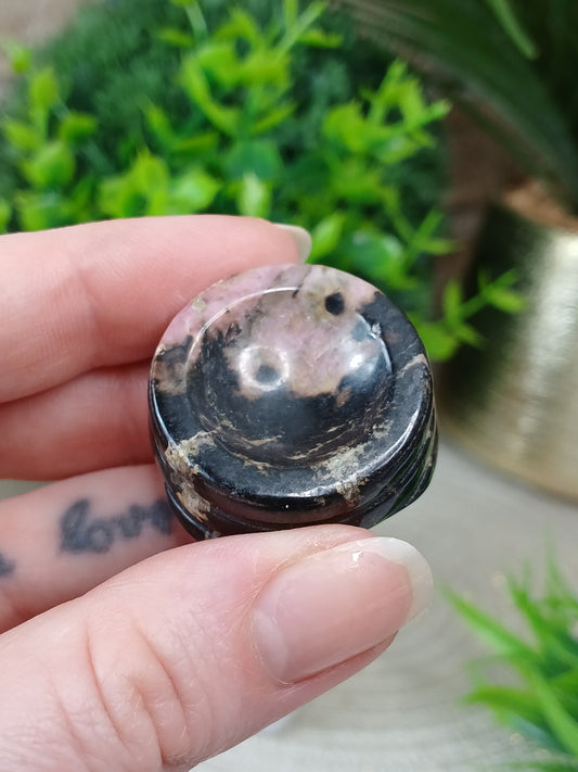 Rhodonit Kugelhalter