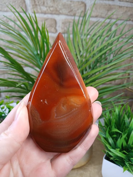 Druzy Karneol Flamme