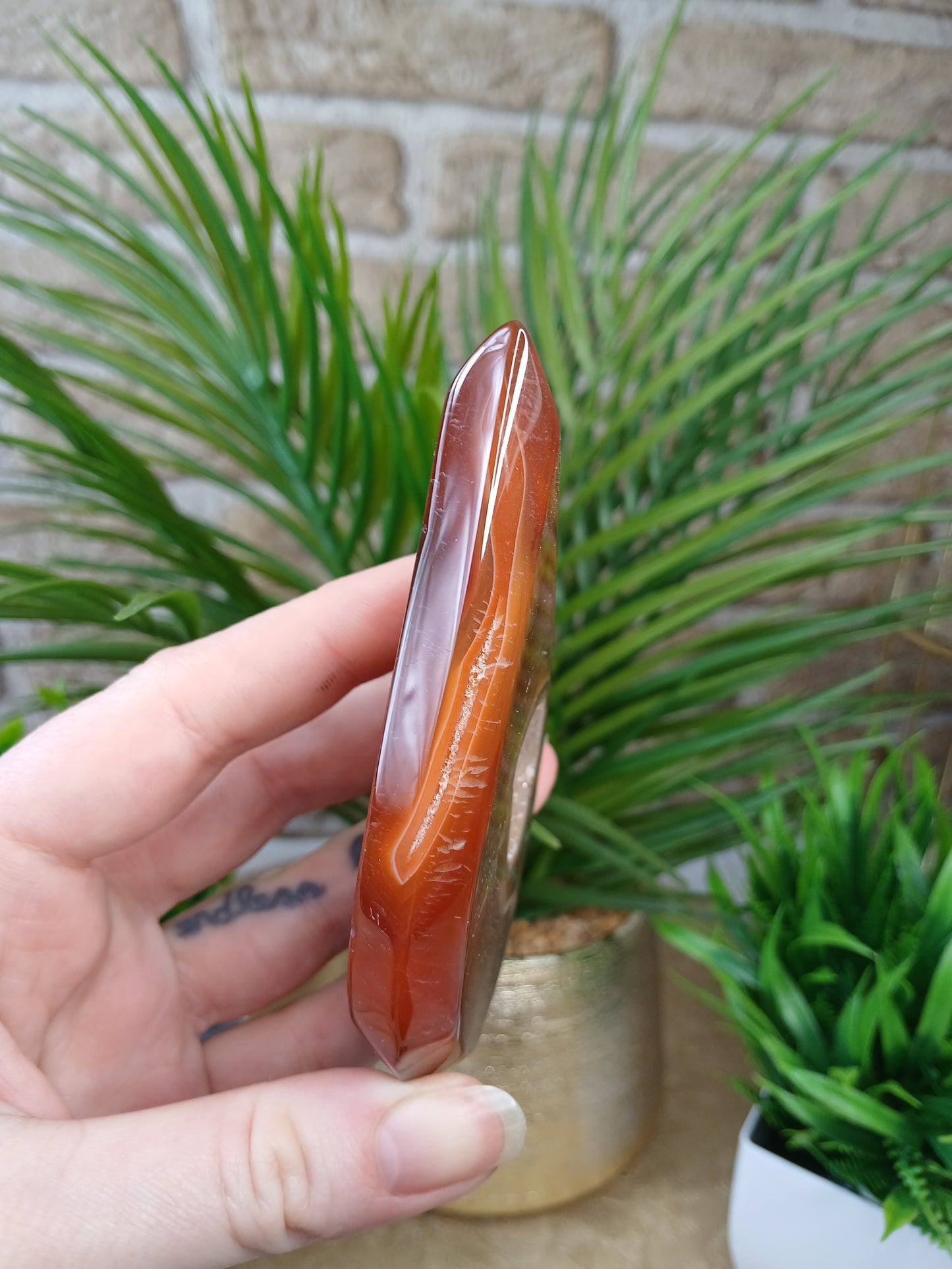 Druzy Karneol Flamme