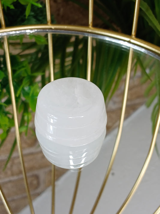 Klarer Quarz Kugelhalter