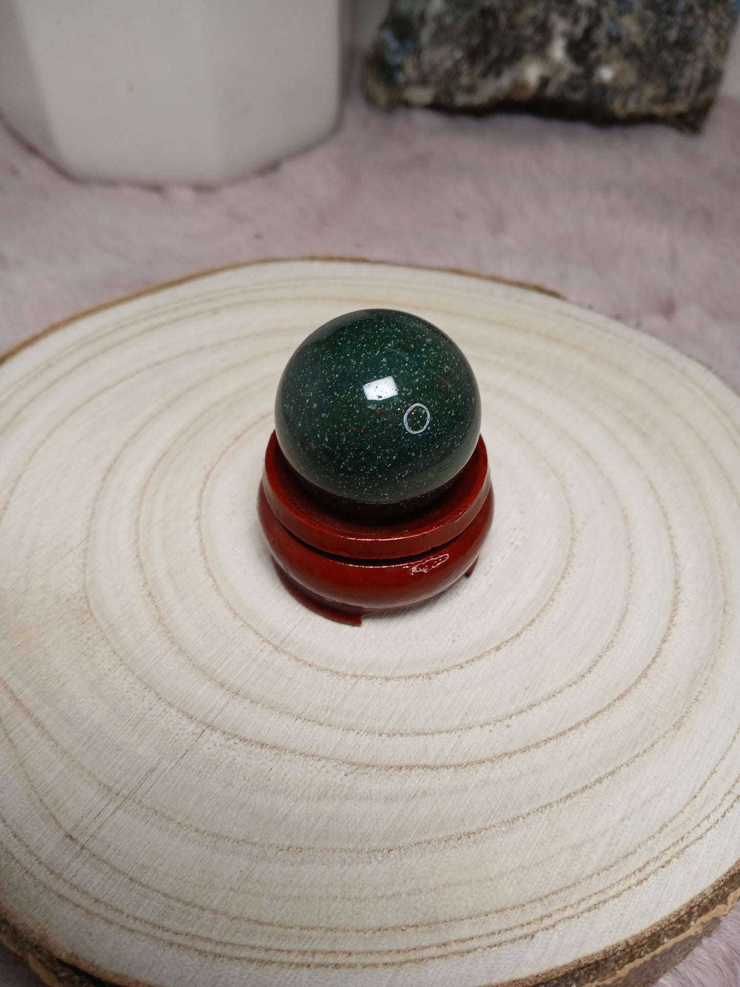Heliotrop Kugel 30mm