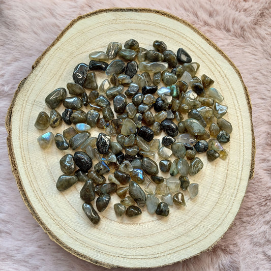 Labradorit Chips 100 Gramm