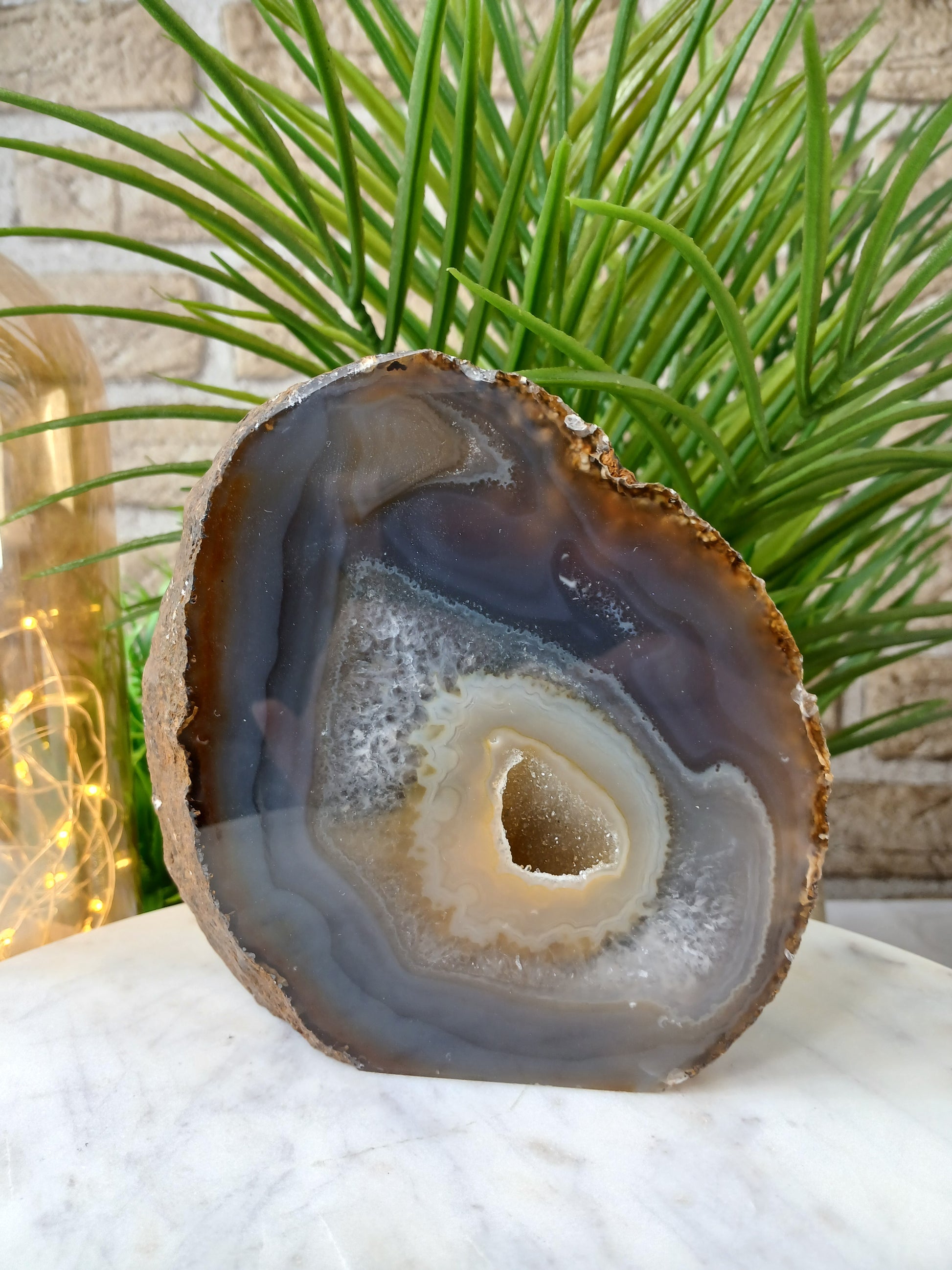 Druzy Achat Freiform aus Brasilien 