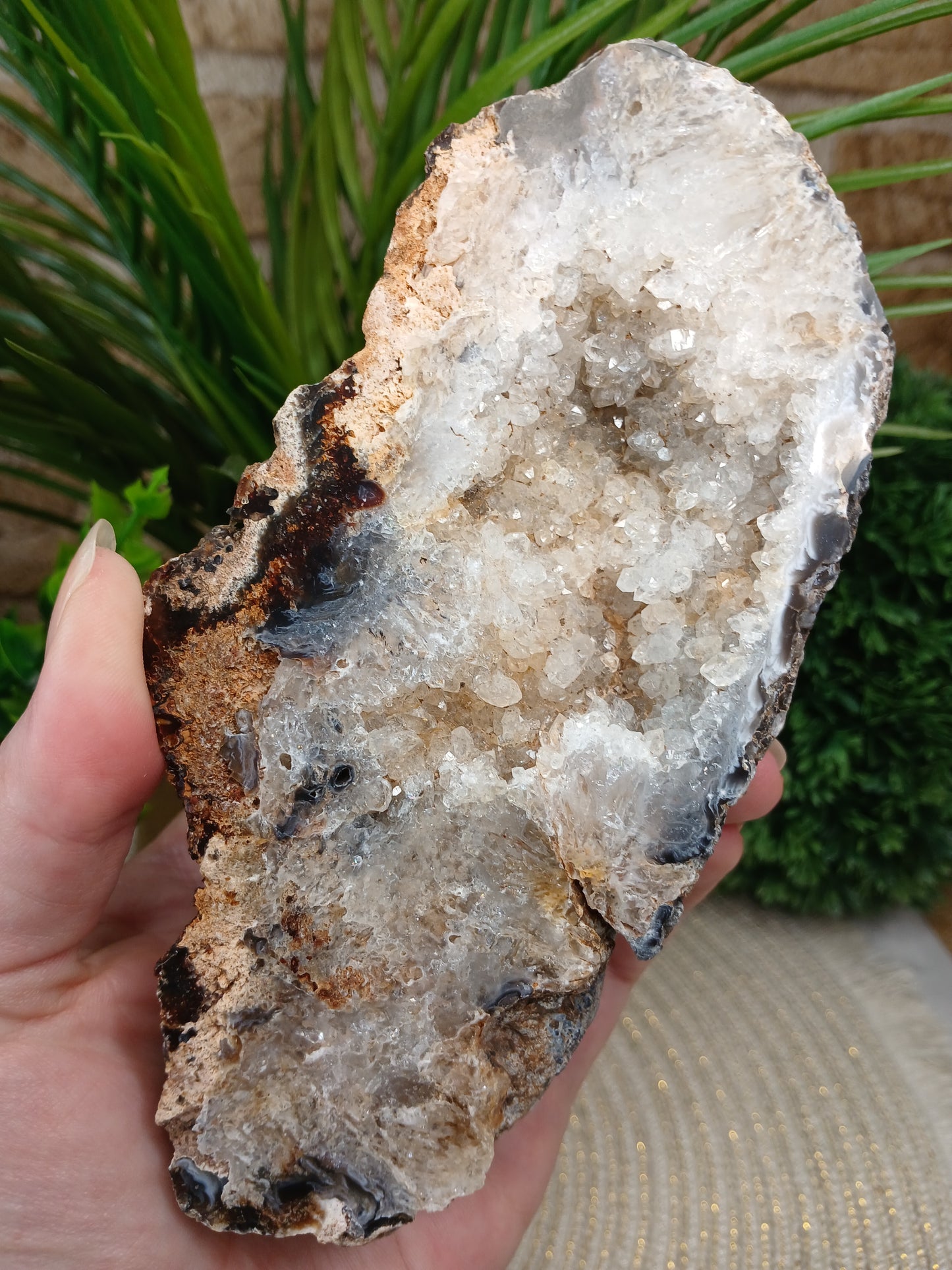 Achat Geode (Anschnitt)