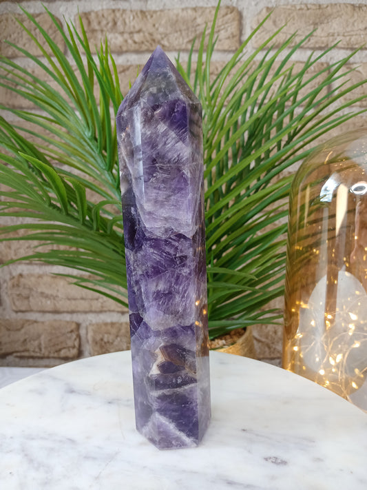 Amethyst Turm 18,5 cm , Einzelstück 