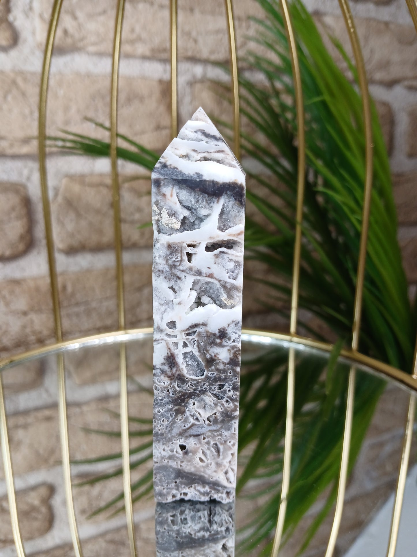 Druzy Sphalerit Turm, Edelstein 