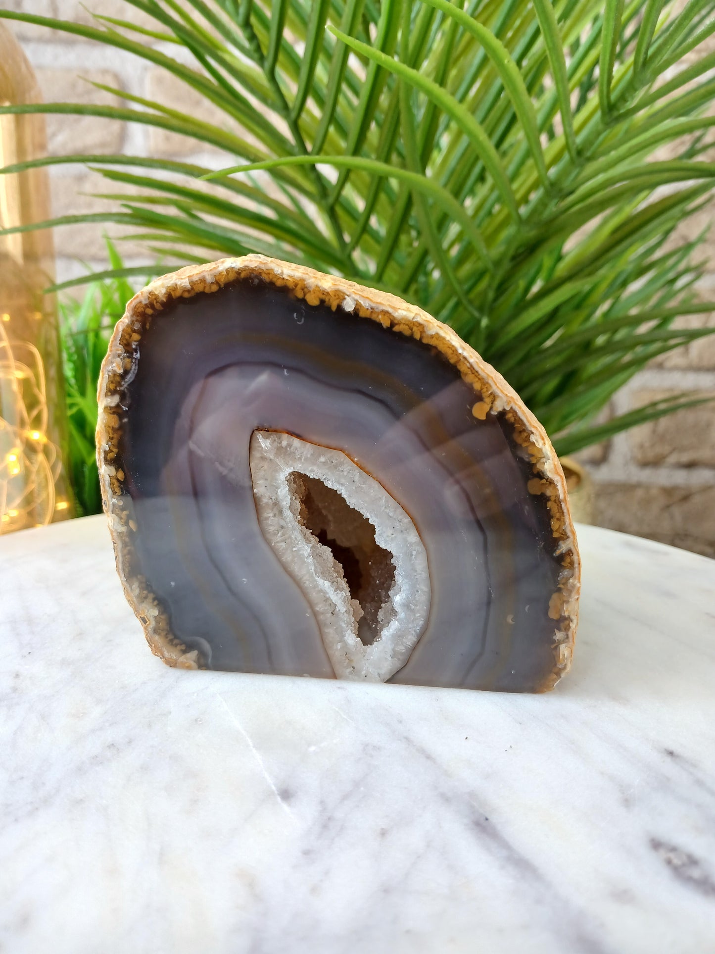 Druzy achat Freiform, aus Brasilien 