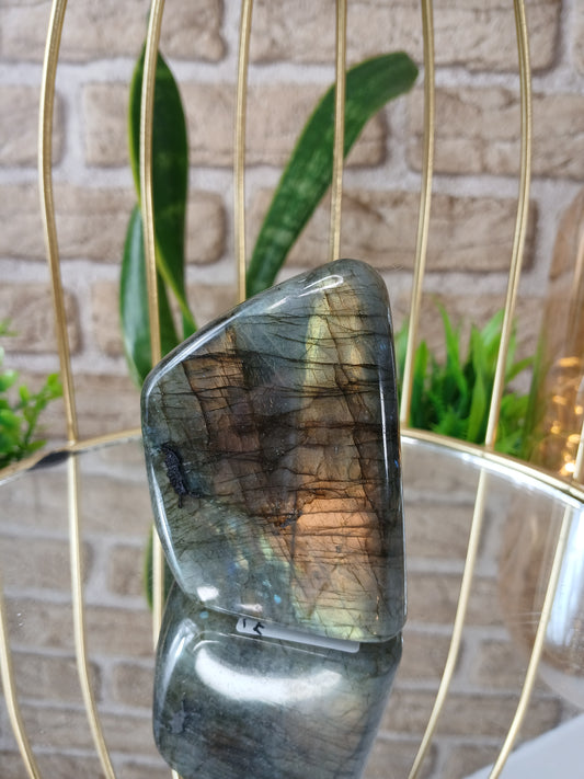 Labradorit Freiform, 7,1 cm, Edelstein, Einzelstück 