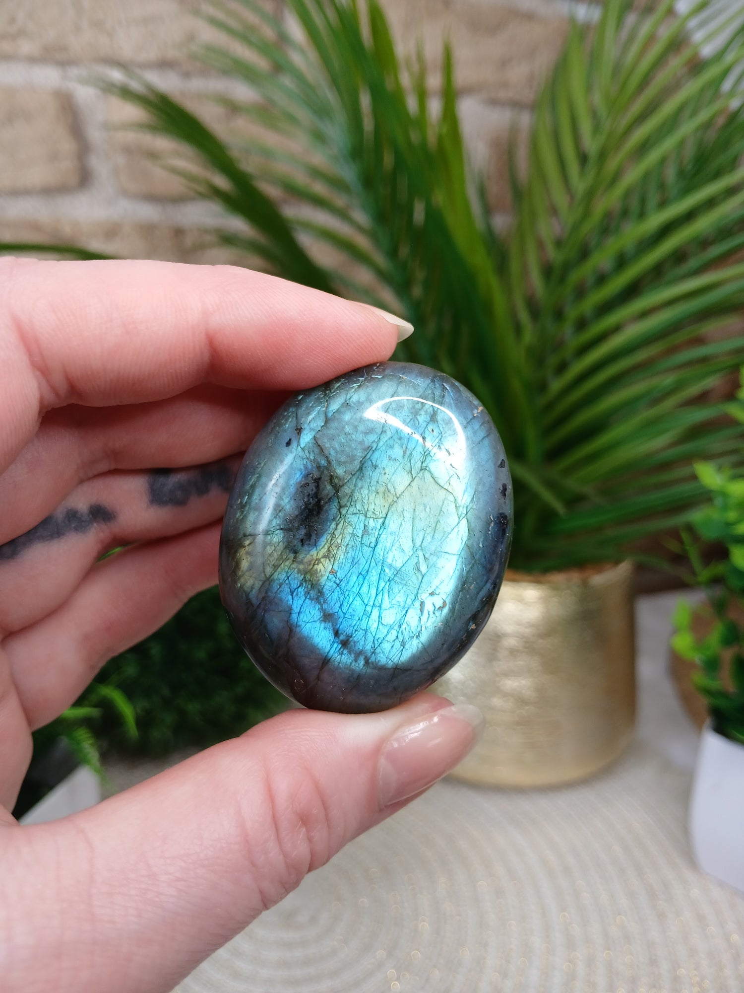 Labradorit Trommelstein