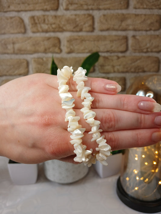 Perlmutt Splitterarmband Armband 