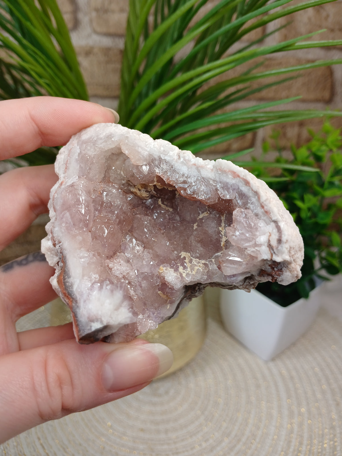 Pink Amethyst Geode