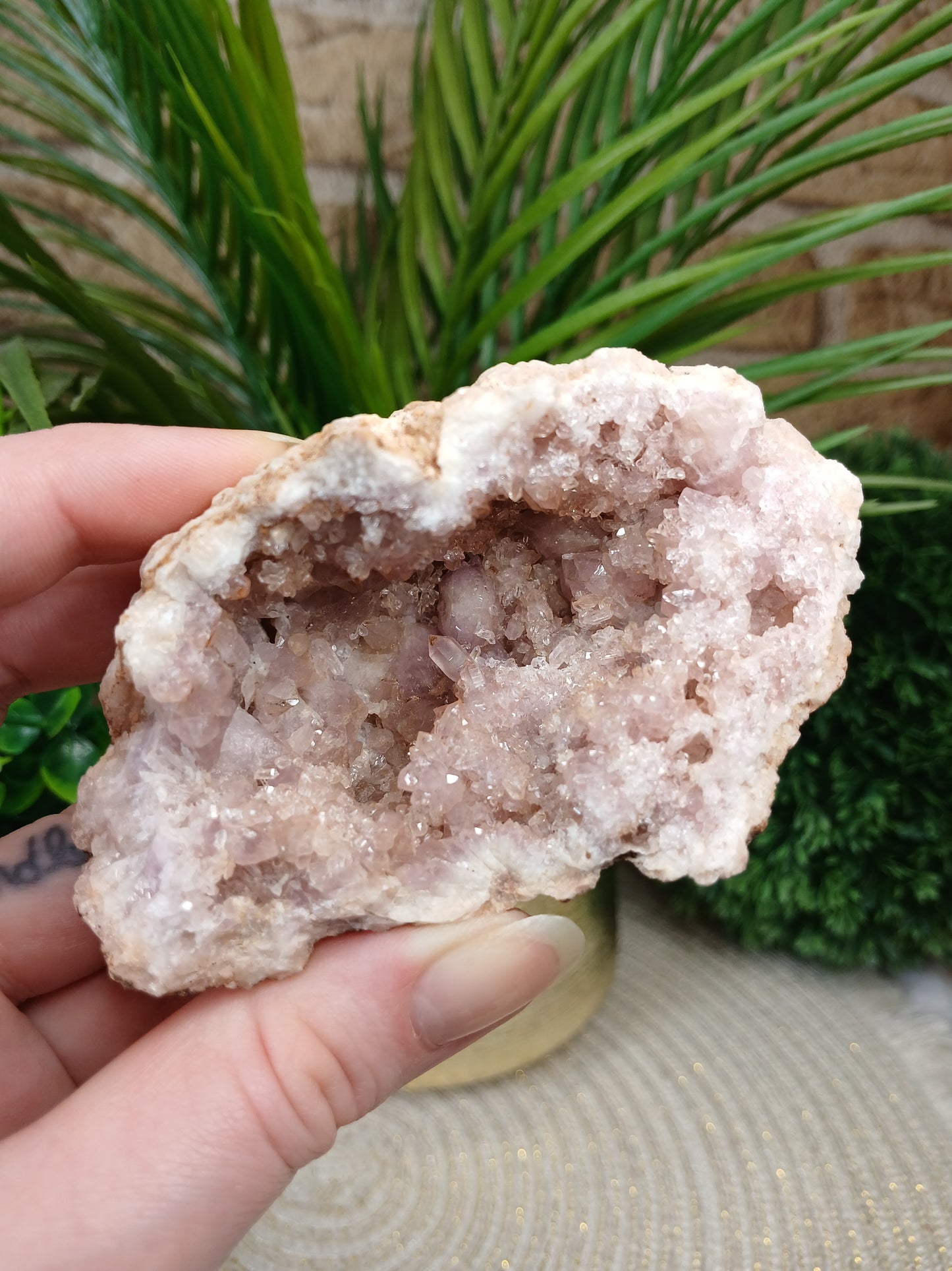 Pink Amethyst Geode