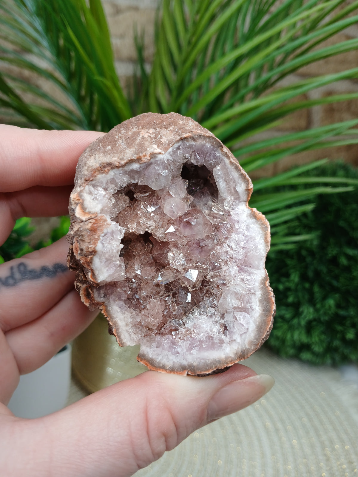 Pink Amethyst Geode