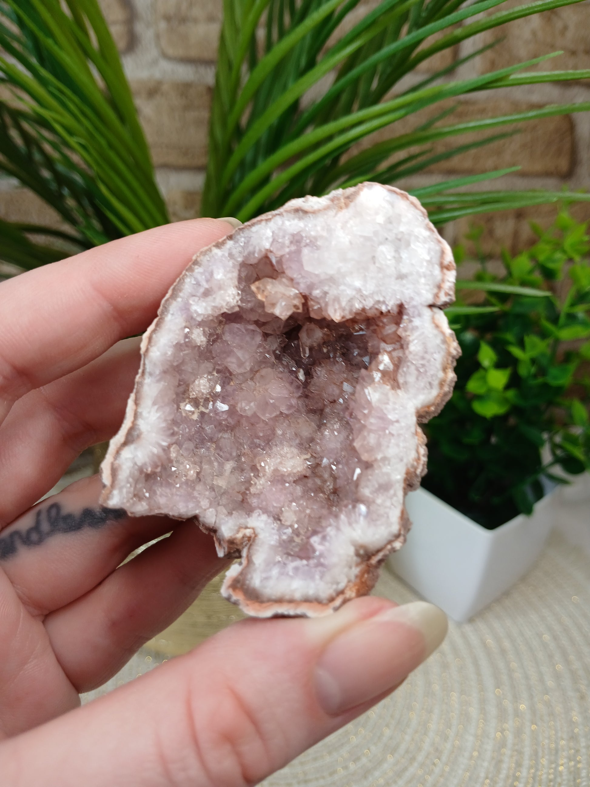 Pink Amethyst Geode