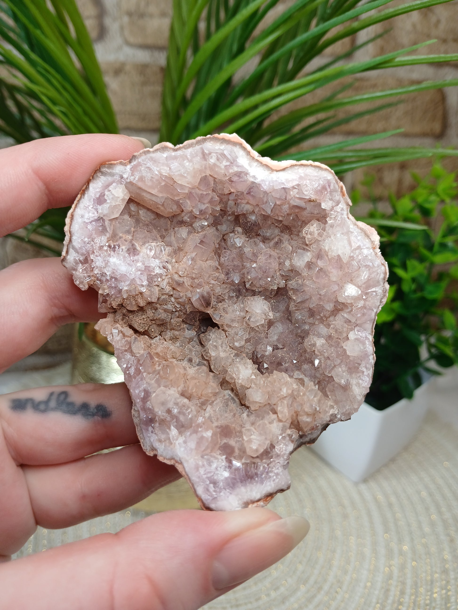 Pink Amethyst Geode 