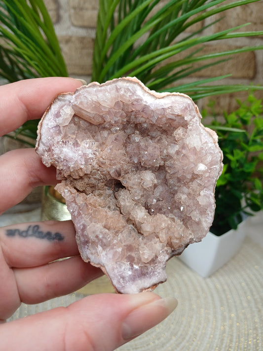 Pink Amethyst Geode 