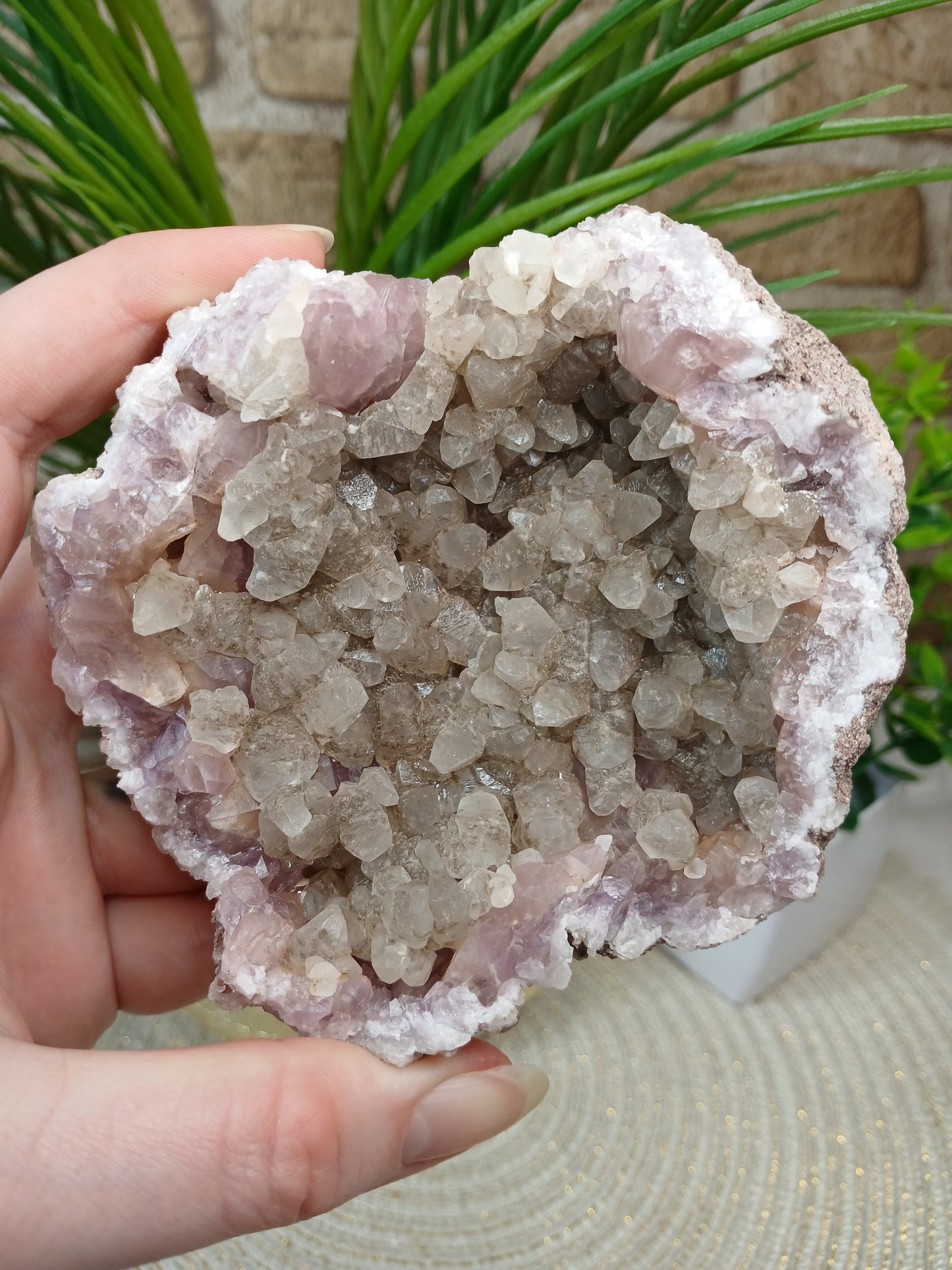 Pink Amethyst Geode