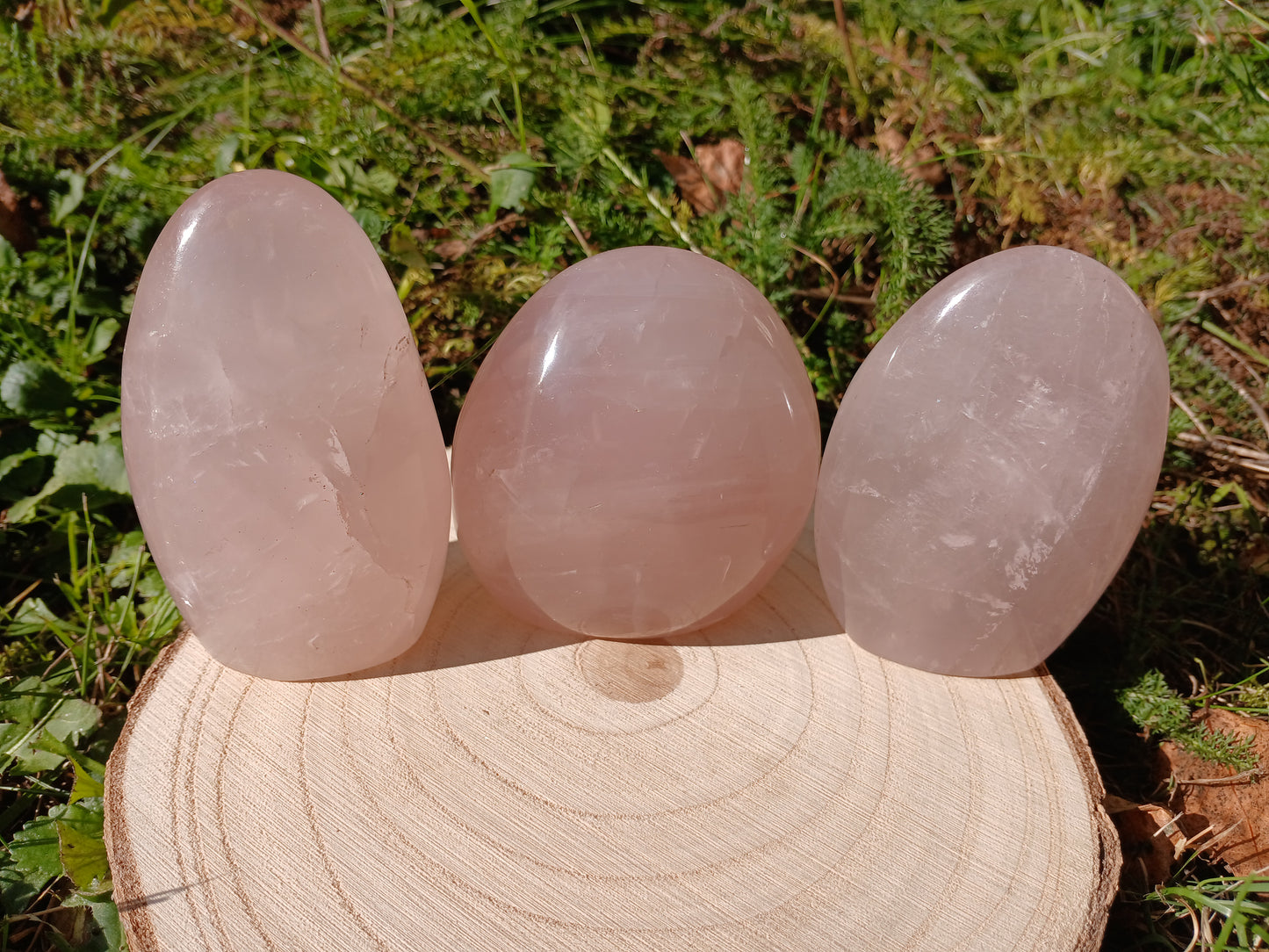 Rosenquarz Freiform