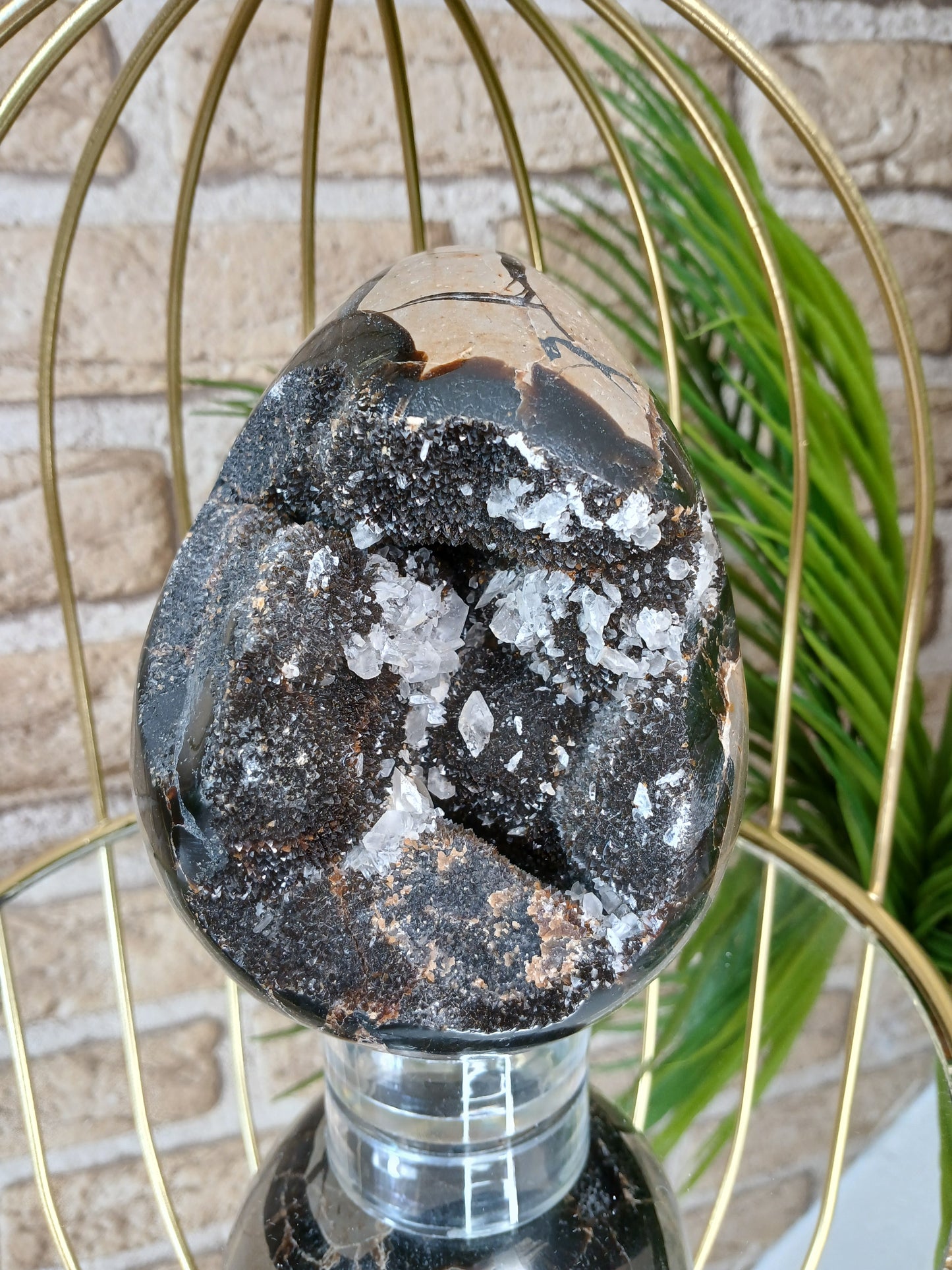 Septarien Ei, Druzy, Edelstein, 1 Kg, deko