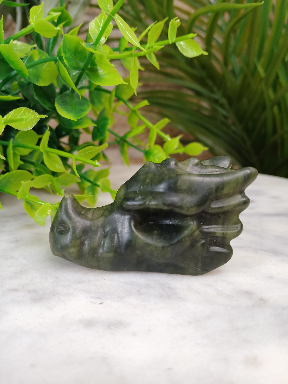 Serpentin Drache Figur