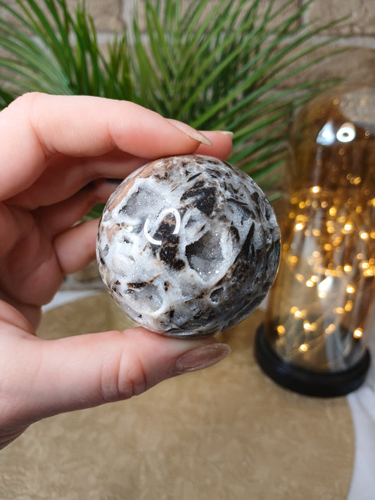Edelstein Sphalerit Kugel, 5,5cm, Einzelstück 