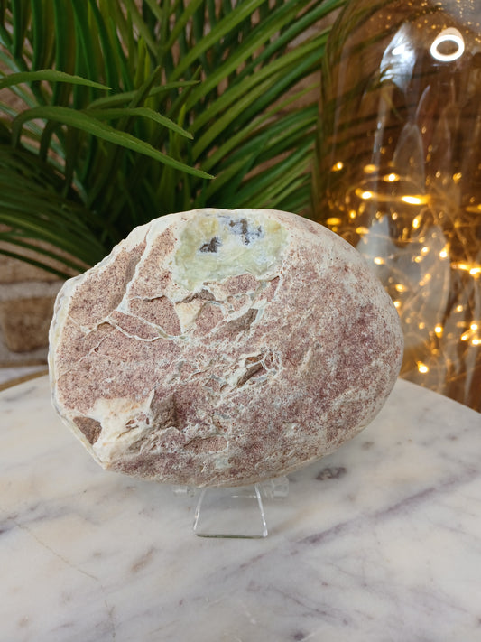 Wasserachat Geode Brasilien, Rückseite, Brasilien, Einzelstück 