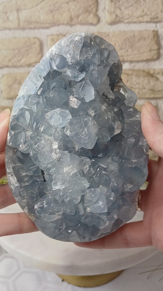 Coelestin Cluster "Ei" A-Qualität