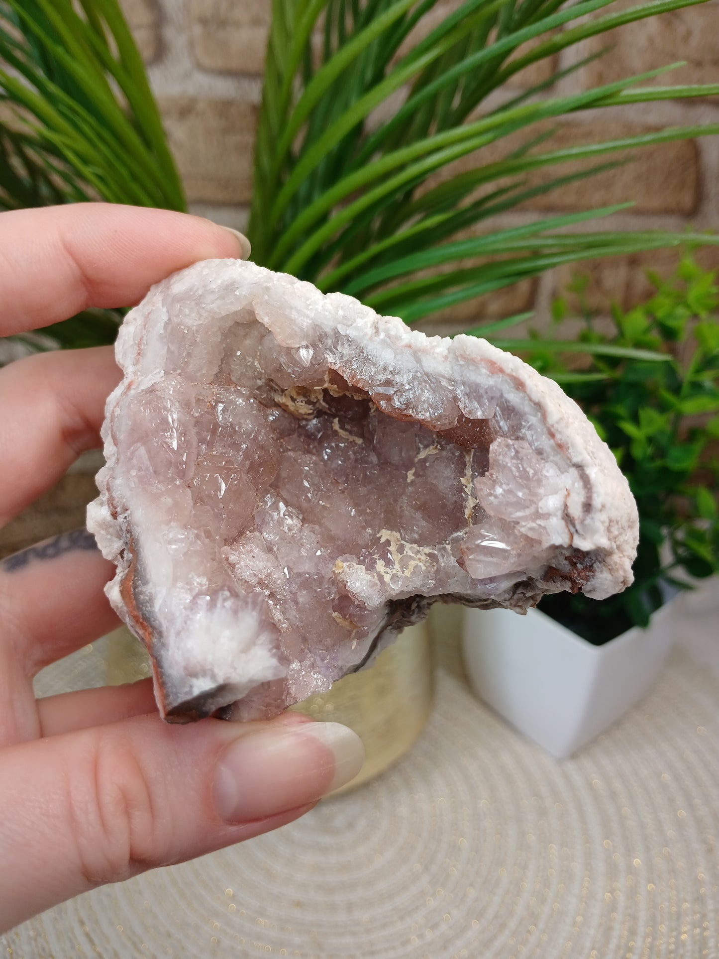 Pink Amethyst Geode