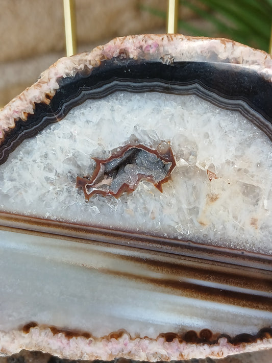 Achat Geode Anschnitt