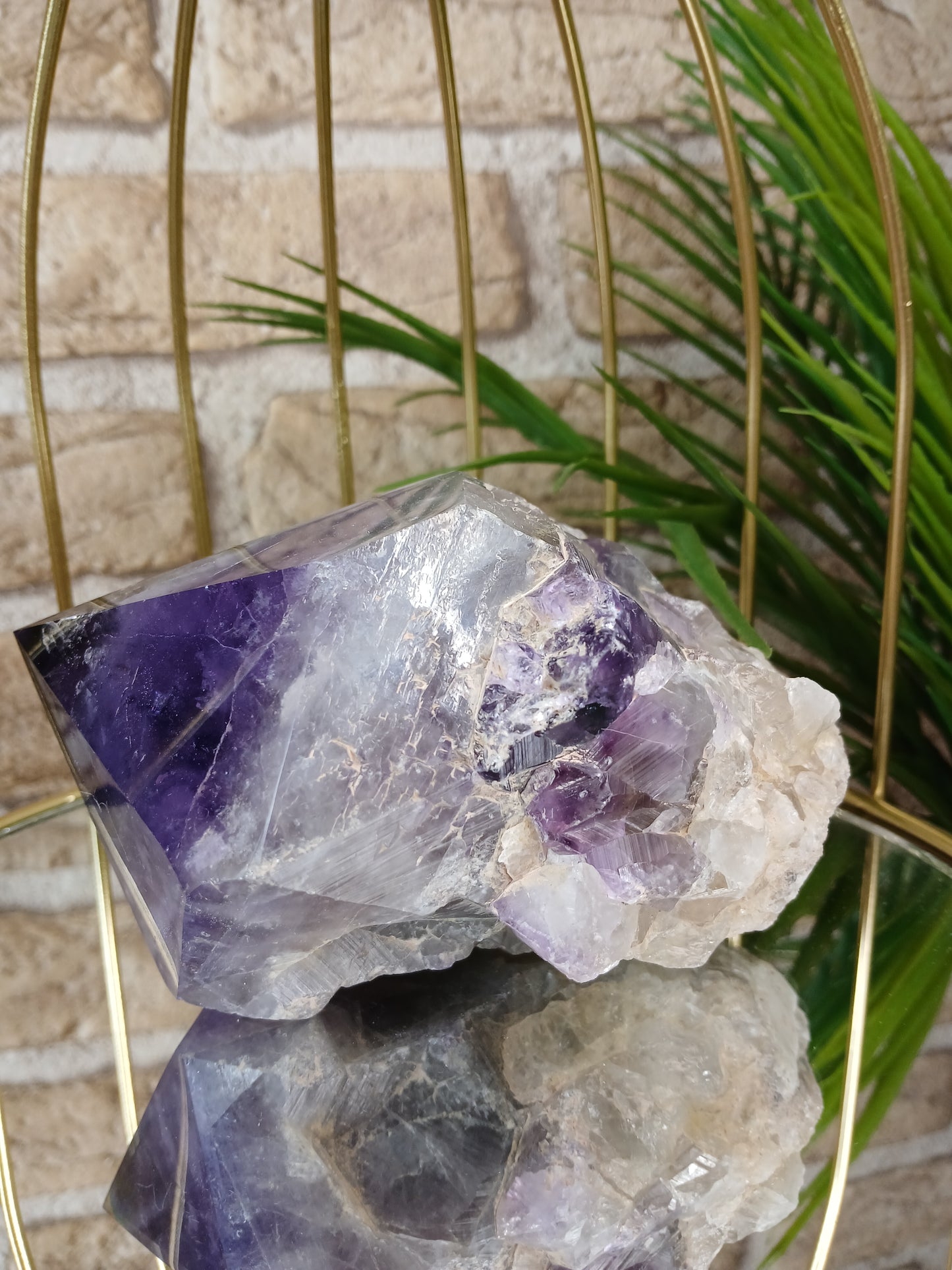 Amethyst Rohstein Spitze
