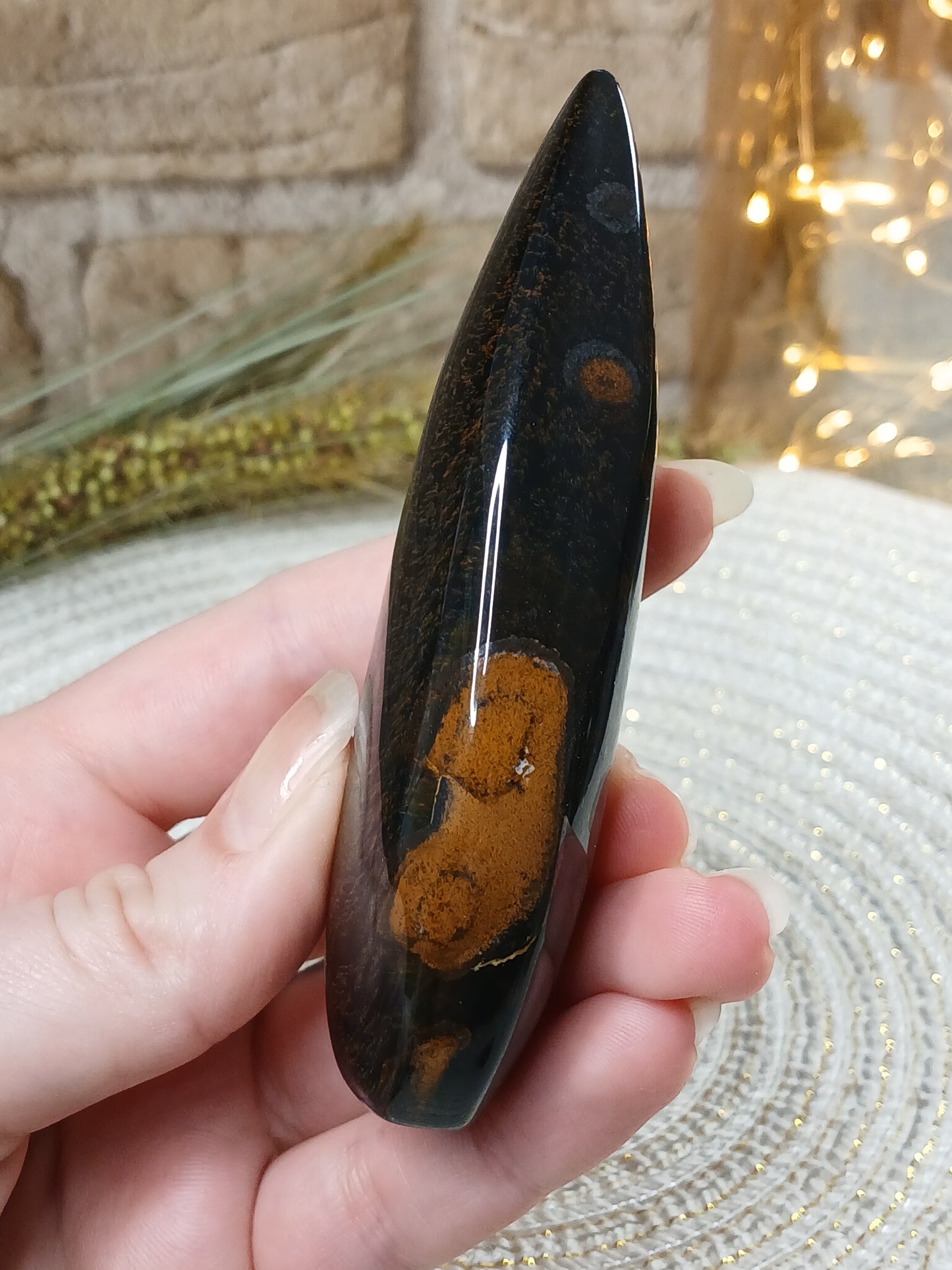 Tigerauge polierte Freiform