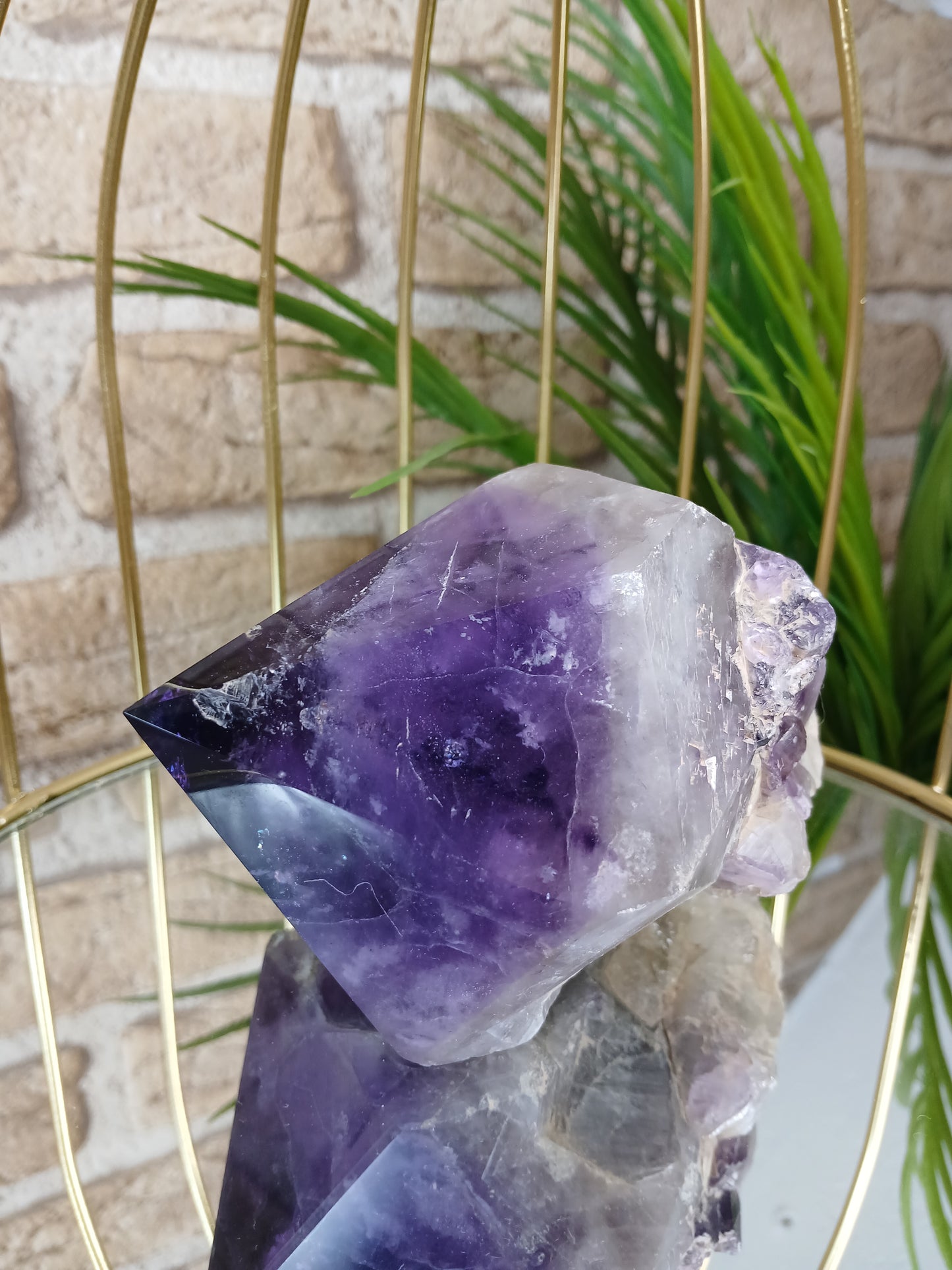Amethyst Rohstein Spitze