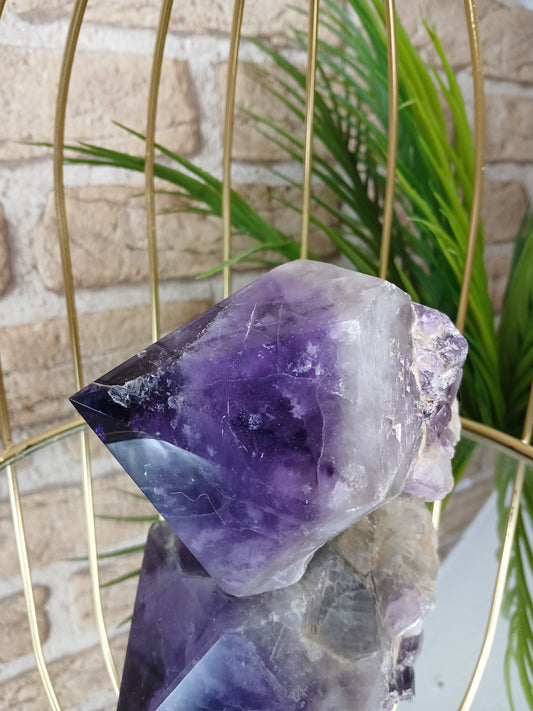 Amethyst Rohstein Spitze