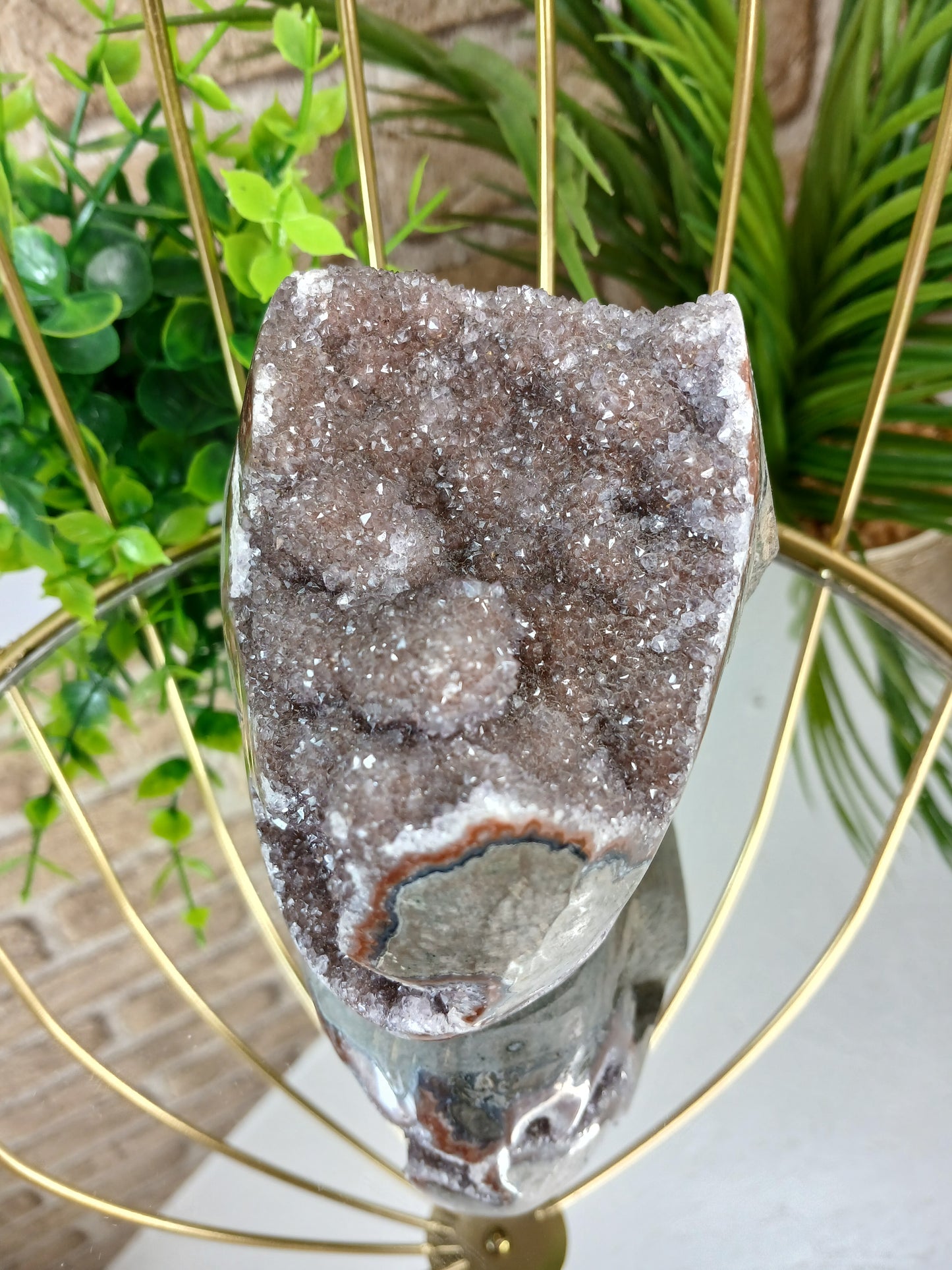 Amethyst Geode (Polierter Rand) Extra Qualität