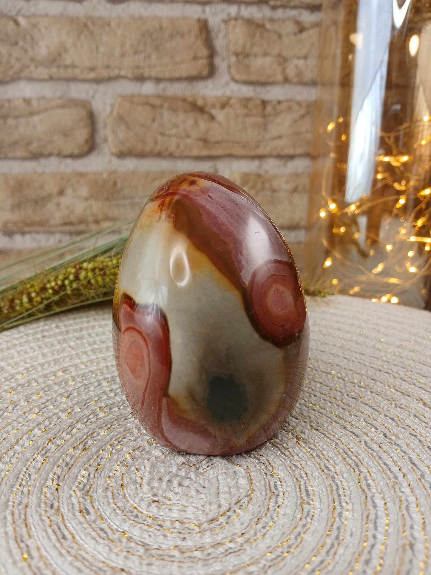 Polychromer Jaspis Freiform