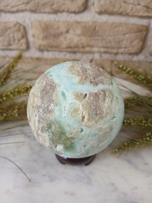 Karibik Calcit Kugel 7 cm