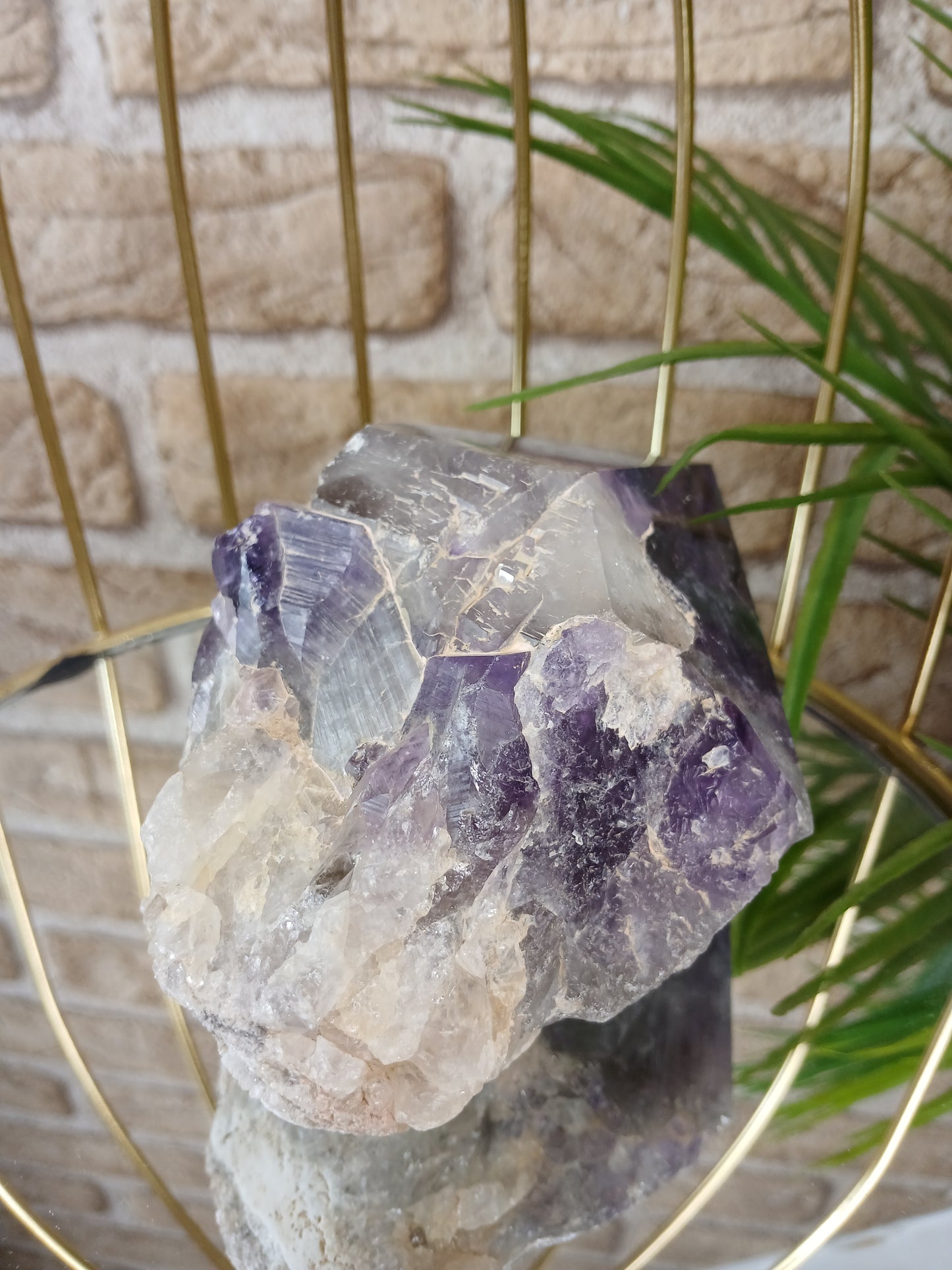 Amethyst Rohstein Spitze